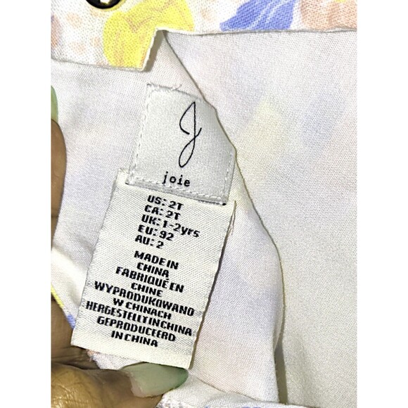 Joie baby Toddler Yellow Floral Dress size 2T - Picture 4 of 5